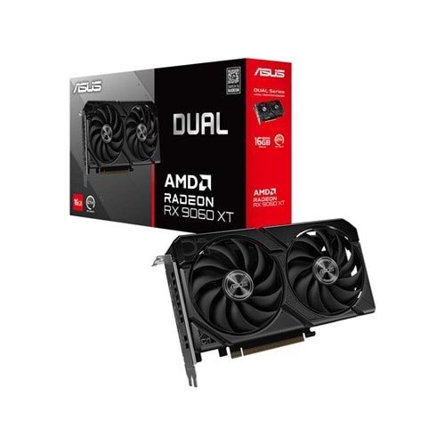 Asus DUAL-RX9060XT-16G 16GB GDDR6 128Bit DP/HDMI PCI 5.0 Ekran Kartı
