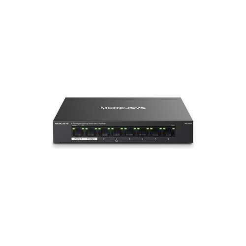 Tp-Link Mercusys MS108GP 7-Port PoE+ with 8-Port Gigabit Masaüstü Switch (65W)