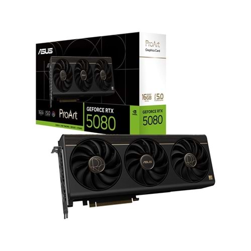 Asus PROART-RTX5080-O16G 16GB 256Bit GDDR7 DP/HDMI PCI 5.0 Ekran Kartı