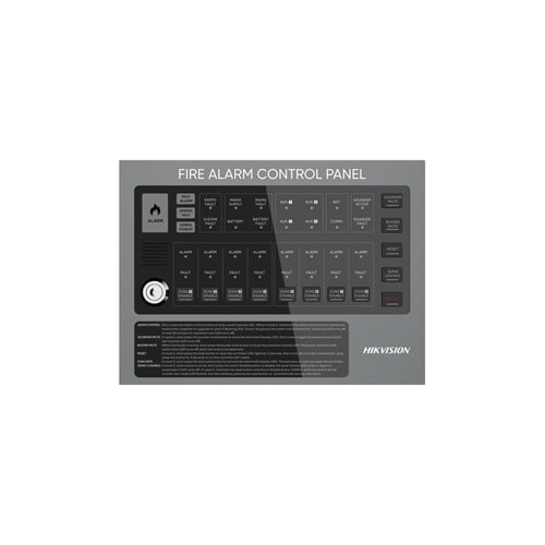 Hikvision HF-C108 8 Zone EN54 Konvansiyonel Yangın Alarm Paneli