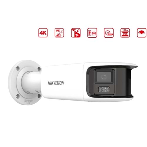 Hikvision DS-2CD2T87G2P-LSU/SL 8MP Panaromic ColorVu Bullet -Sesli Alarm