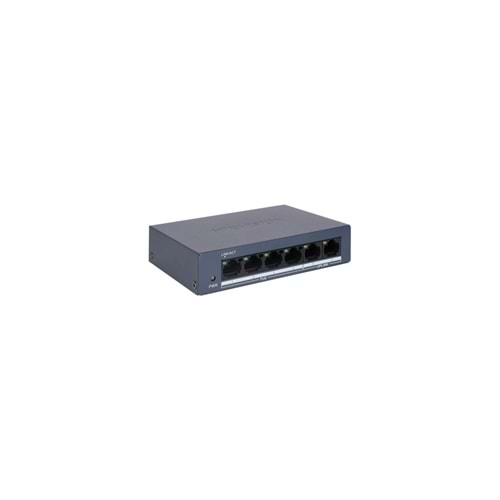 Hikvision DS-3E0106MP-E/M 4 Port PoE (45W) 10/100Mbps + 2FE Uplink Switch