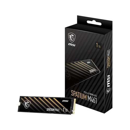 MSI Spatium M461 1TB PCIe 4.0 NVMe M.2 SSD