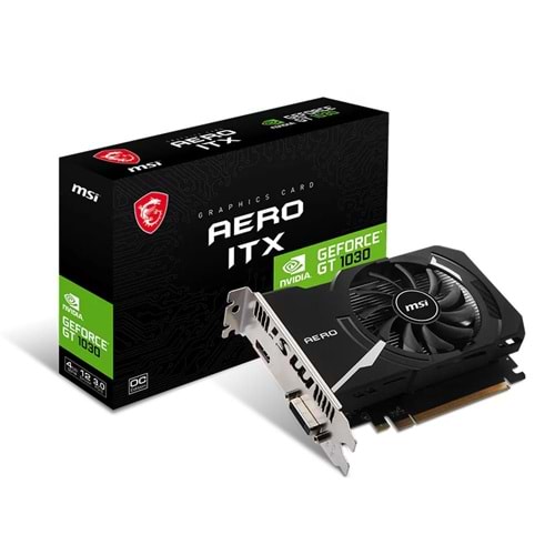 MSI GeForce GT 1030 4GB Aero ITX OC GDDR4 64Bit