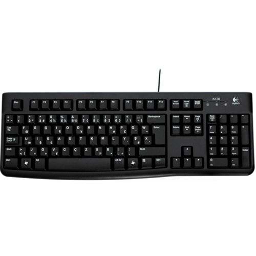 Logitech K120 Kablolu Klavye TR F 920-004163