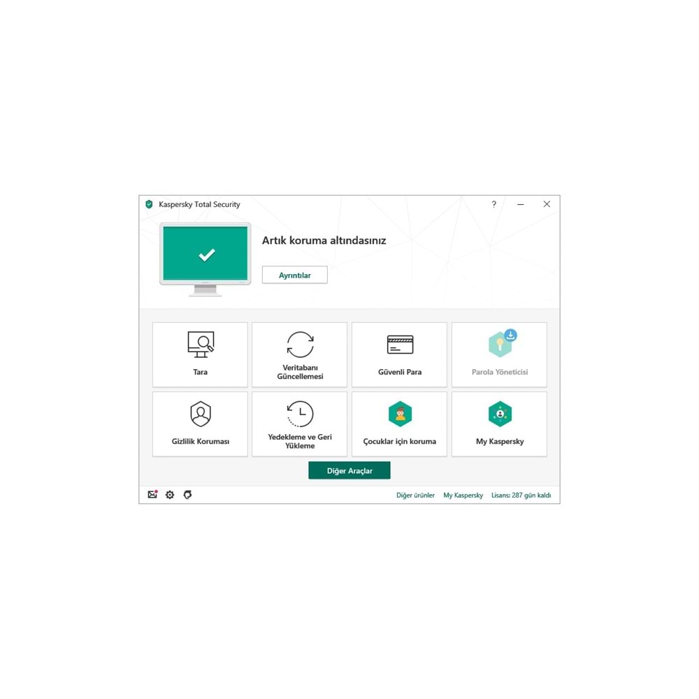 Kaspersky Total Security 1 Kullanıcı 1 Yıl