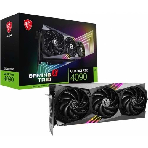 Msi Geforce RTX4090 Gaming X Trio 24G 24GB GDDR6X 384 Bit 1XHDMI 3XDP Ekran Kartı