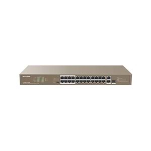 Ip-com F1126P-24-250W 24 PORT 10/100+ 2XRJ45/1X1GB SFP Rackmount Switch