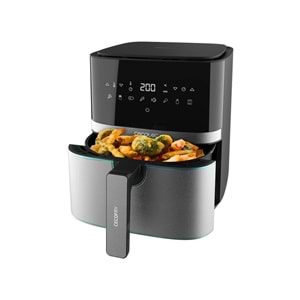 Cecotec CecoFry 5500 Pro, 5.5L Air Fryer XL, 1700 W, PerfectCook Teknolojisi, 8 Pişirme Modu