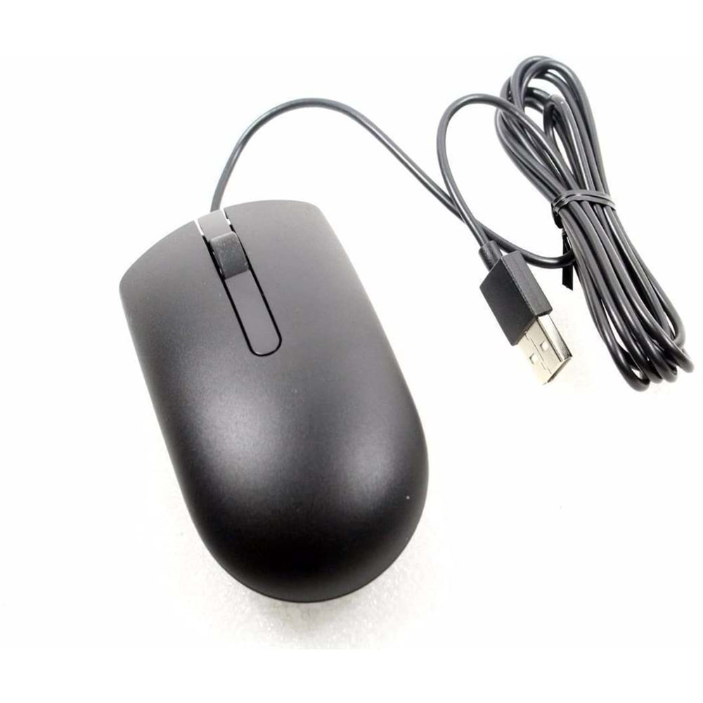 Dell Wired Black Optical Mouse USB MS116 570-AAIR