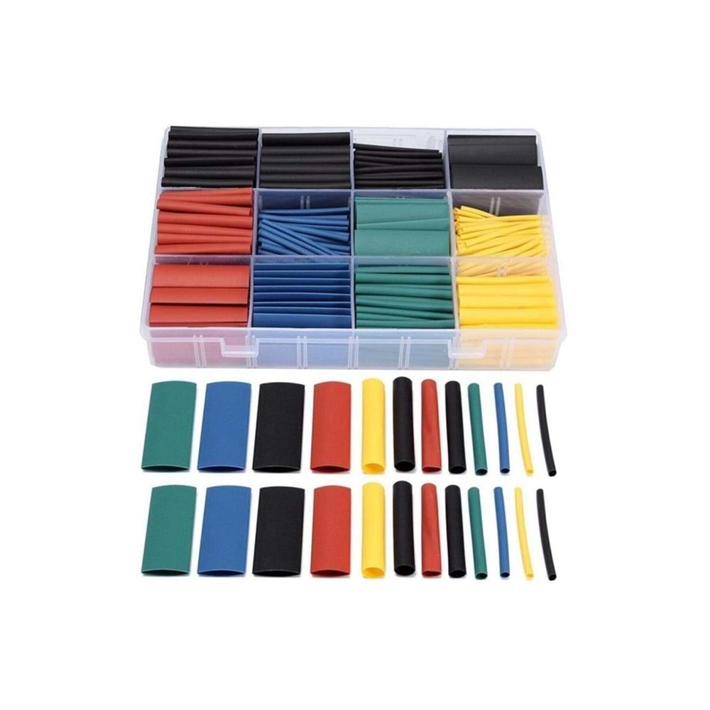 Rose Isıyla Daralan Kablo Koruyucu Set 580 Parça