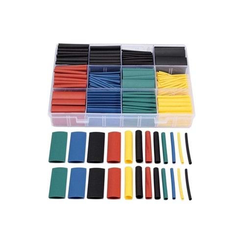 Rose Isıyla Daralan Kablo Koruyucu Set 580 Parça