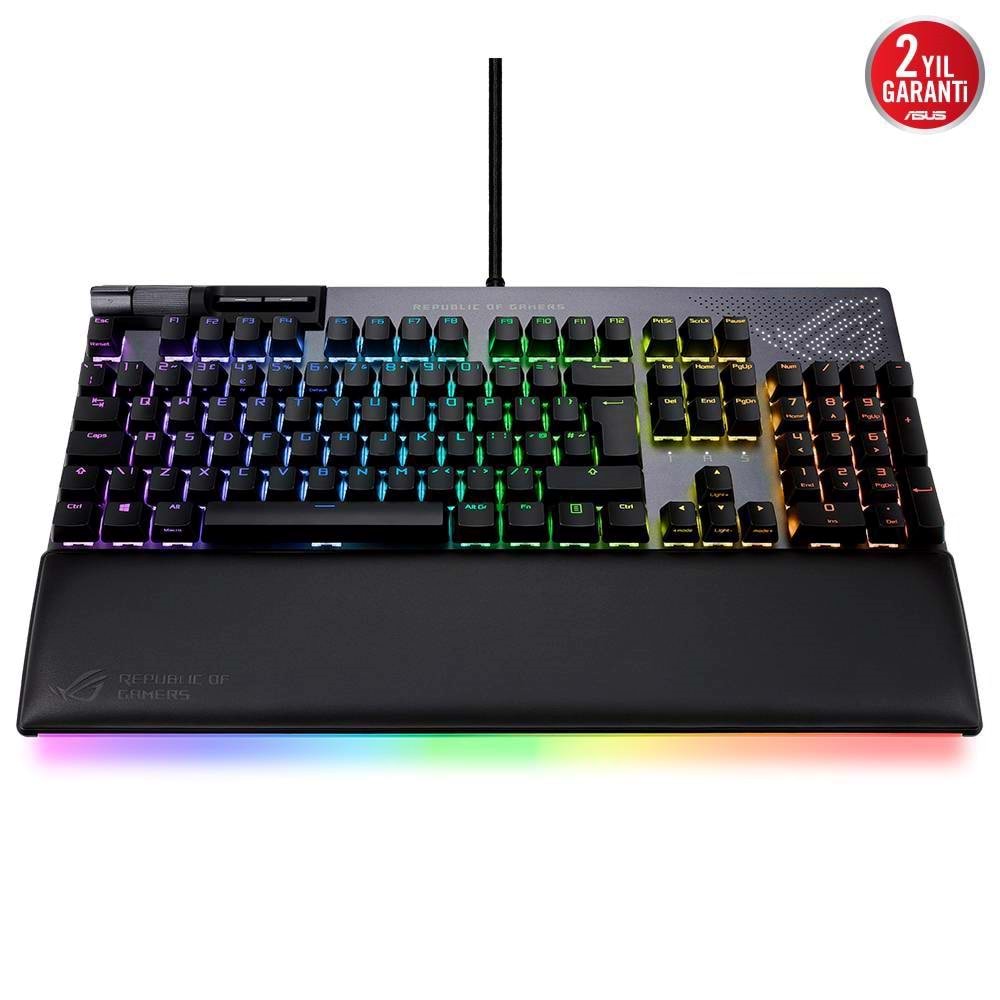 Asus ROG Strix Flare Aura Sync RGB Mekanik Oyuncu Klavye Red