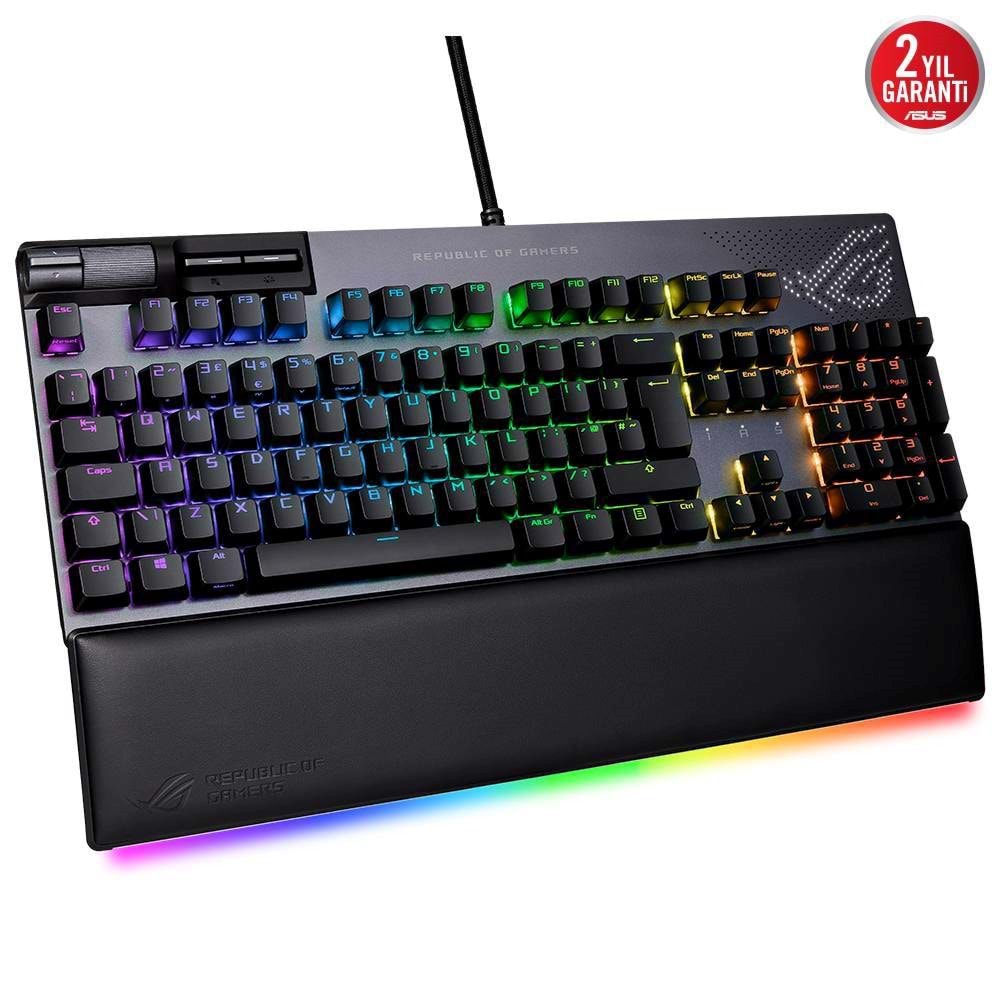 Asus ROG Strix Flare Aura Sync RGB Mekanik Oyuncu Klavye Red