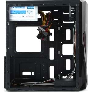 TX K3 300W USB 2.0 Piano Siyah ATX TXCHK3P300