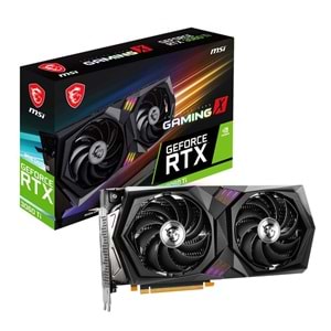 Msi GeForce RTX 3060 TI GAMING X 8GB LHR 256Bit GDDR6 DP/HDMI PCI4 0 LHR Ekran Kartı