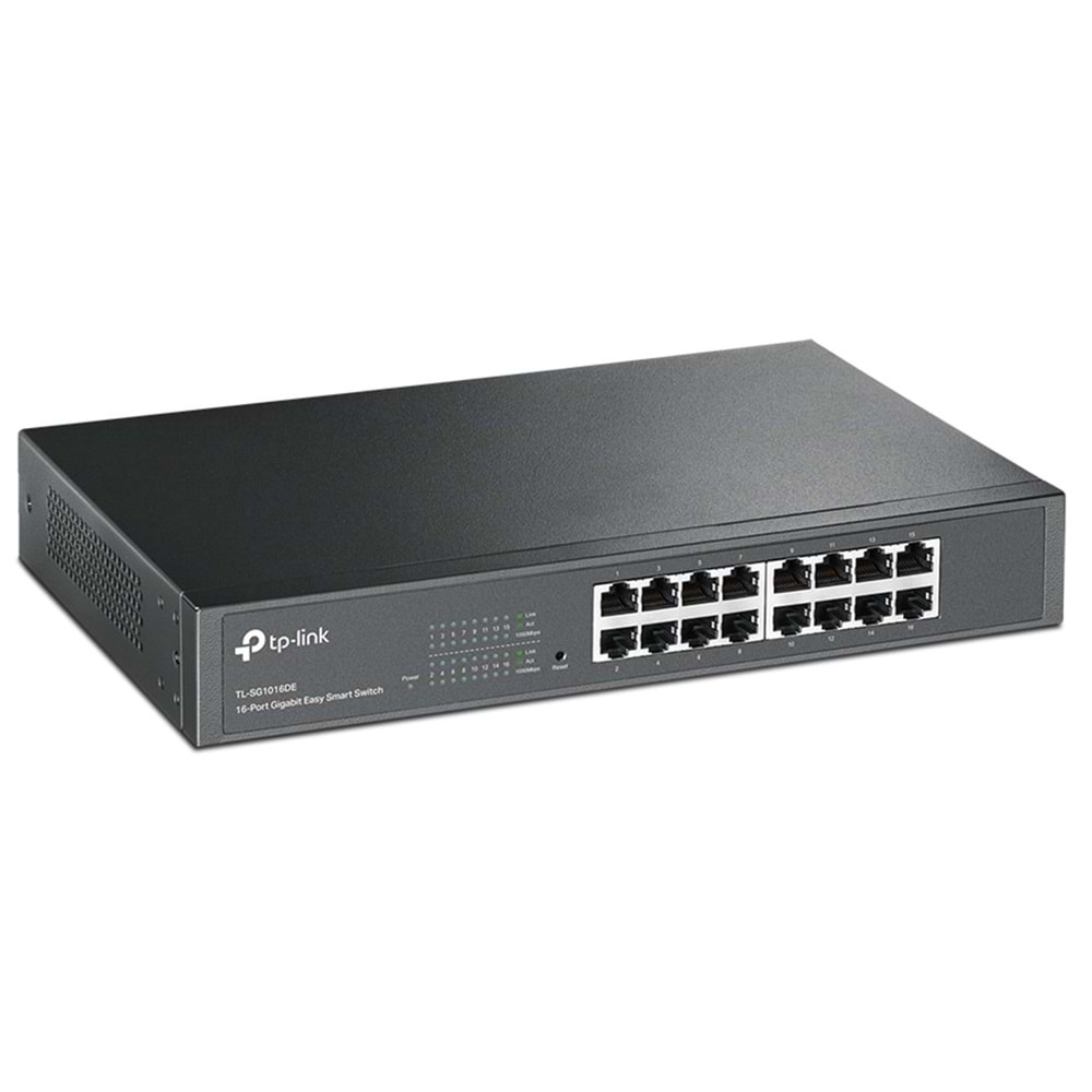 TP-Link TL-SG1016DE 16 Port 10/100/1000Mbps Rackmount Easy Smart Switch