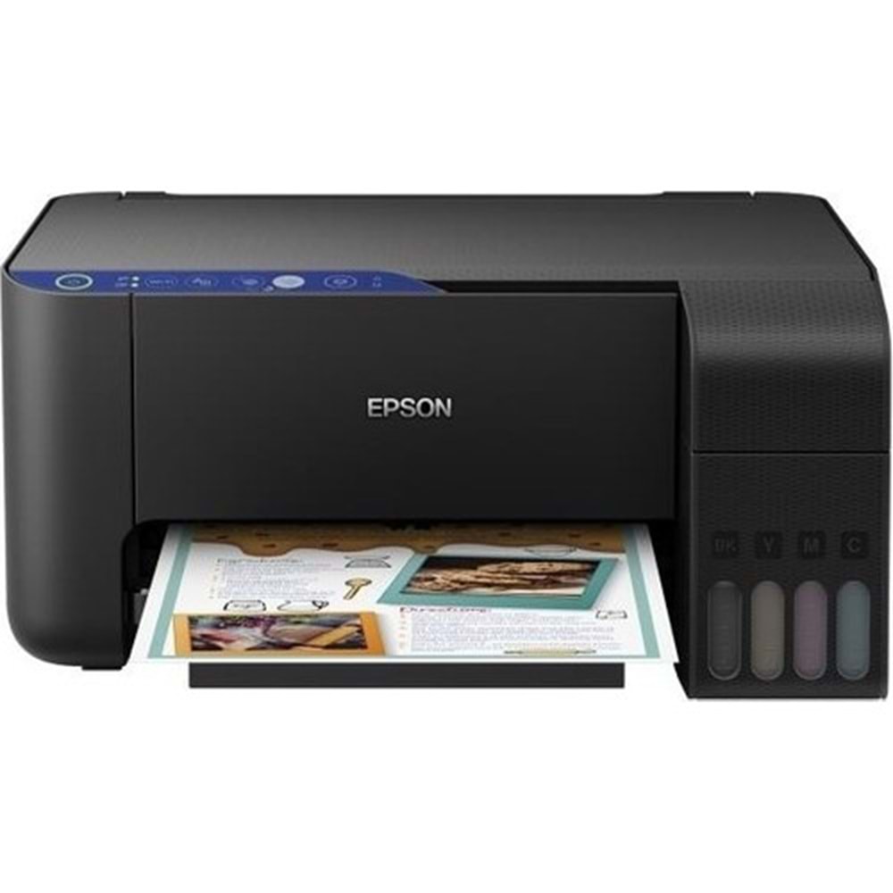 Epson EcoTank L3251 Wi-Fi + Tarayıcı + Fotokopi Renkli Çok Fonksiyonlu Tanklı Mürekkep Püskürtmeli Yazıcı