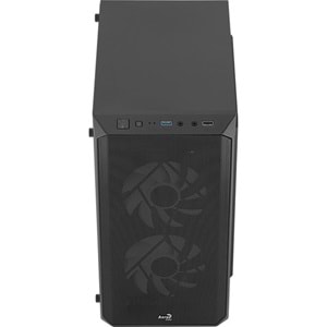 Aerocool CS 107 3X12CM FRGB Fanlı Tam Mesh Ön Panel Micro ATX Mini ITX Bilgisayar Kasası AE CS107P400
