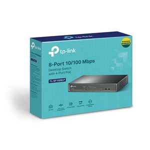 TP-Link TL-SF1008LP 8-Port 10/100Mbps 4-Port PoE Switch