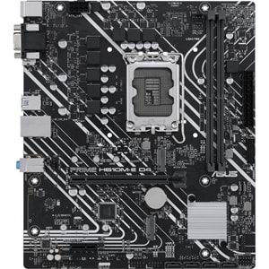 Asus PRIME H610M-E D4 B610 DDR4 M.2 DP HDMI VGA PCI 4.0 1700p Anakart