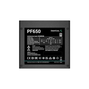 Deep Cool PF650 650W ATX +80 Güç Kaynağı