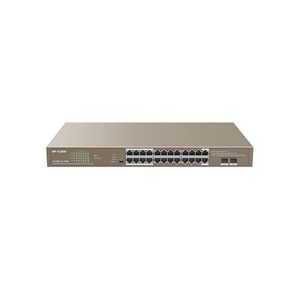 IP-COM G1126P-24-410W 24 Port Gigabit + 2X1GB SFP Uplink Rackmount 370W POE Switch