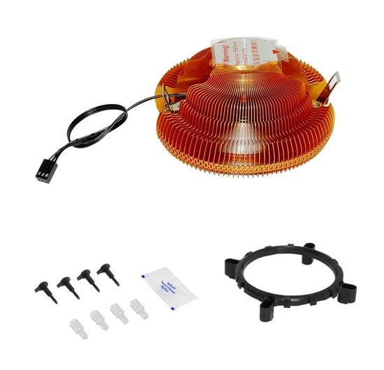 Frisby FCL-F1314C Intel 1200/1366/115X-AMD AM2/AM2+/AM3/AM4 CPU Fanı