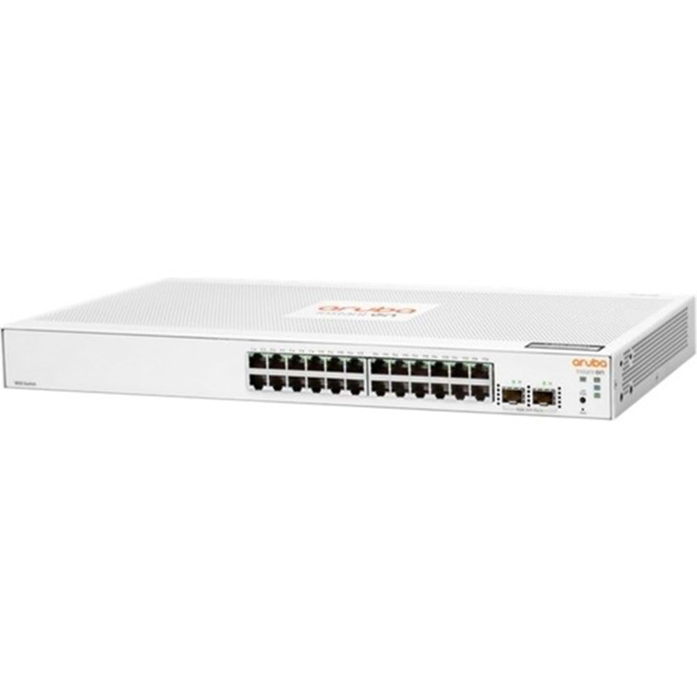 HPE JL812A 24 Port Gigabit + 2X1GB SFP Uplink Yönetilebilir Rackmount Switch