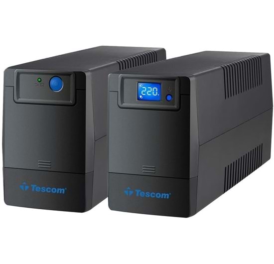 Tescom Leo+ 1500VA 1F/1F (2X9AH) 5/10DK LCD Line Interaktif UPS