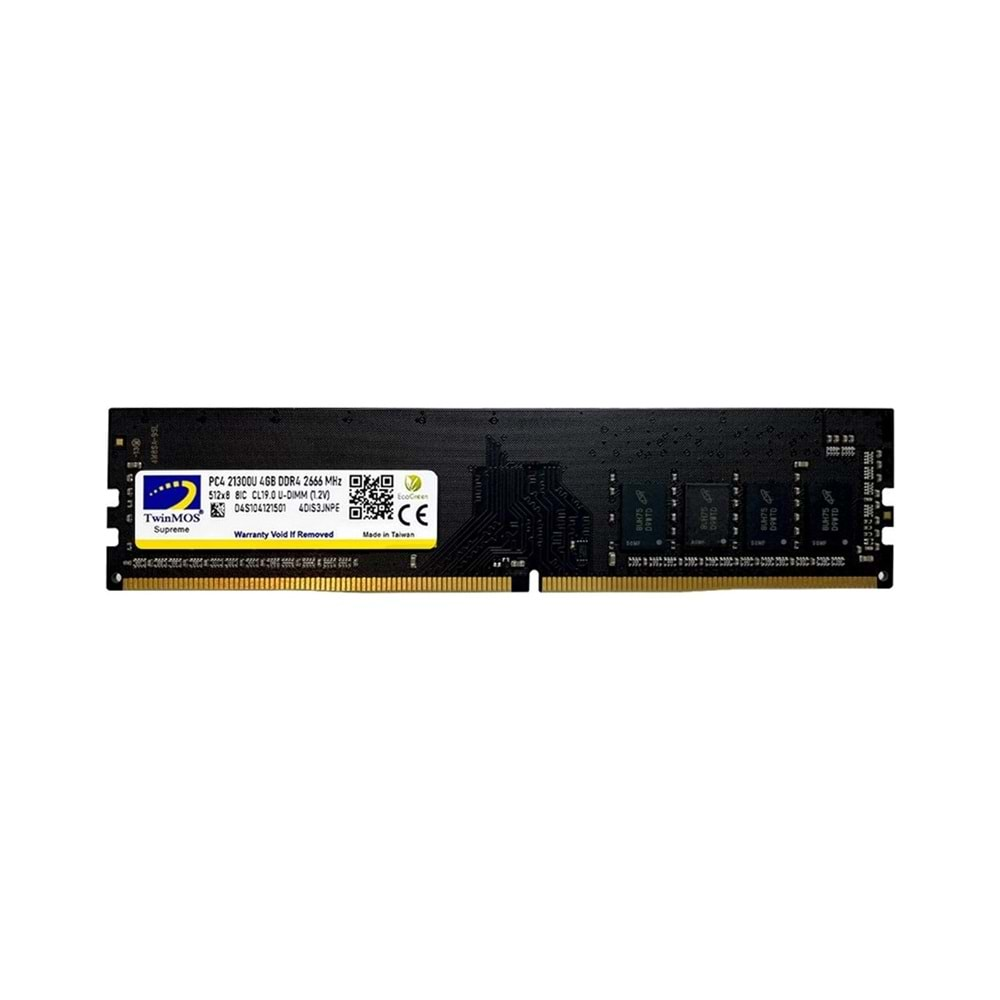 Twinmos 4 GB DDR4 2666 1.2V CL19 DT MDD44GB2666D RAM