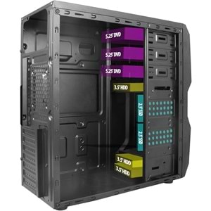 Vento TA-K62 USB 3.0 Midi Tower Kasa 550W Kasa