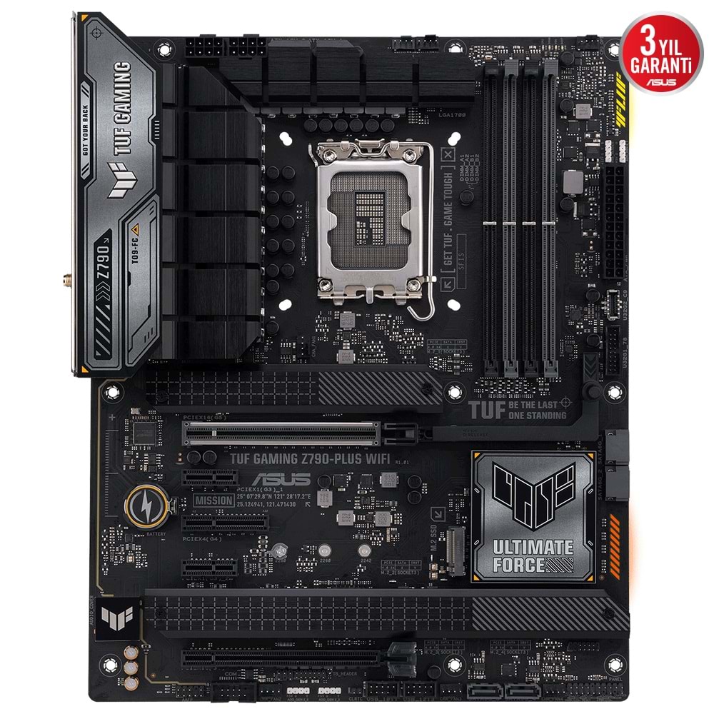 Asus TUF Gaming Z790-PLUS Wifi D4 DDR4 5333MHZ 1XHDMI 1XDP 4XM.2 USB 3.2 ATX 1700P Anakart