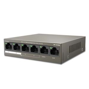 Ip-Com F1106P-4-63W 4 Port 10-100+2X10-100 UPLINK 58W POE Switch