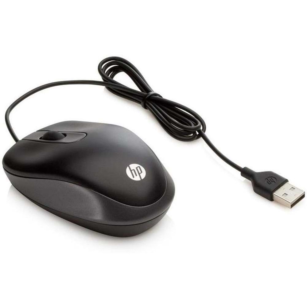 HP TRAVEL USB Kablolu Mouse Siyah G1K28AA