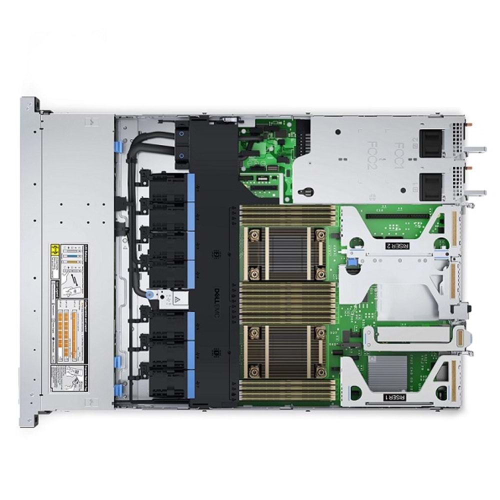 Dell Poweredge PER650XS7A 2X4309Y 2X16GB 3X800GB SSD 2X800W