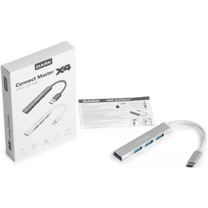 Dark DK-AC-USB310C Connect Master X4 USB-C to 3 Port USB2.0, 1 Port USB3.0 HUB
