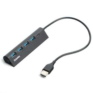 Dark DK-AC-USB346 USB Type-A to 1xUSB-C Charge 4 Port USB2.0 HUB