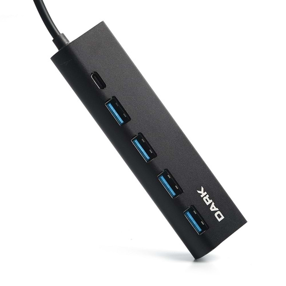 Dark DK-AC-USB346 USB Type-A to 1xUSB-C Charge 4 Port USB2.0 HUB