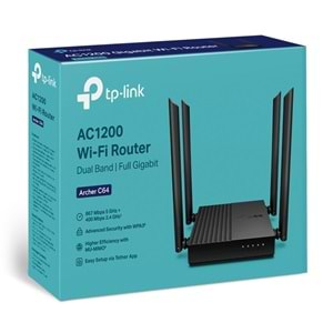 TP-Link ARCHER C64 AC1200 2.4/5GHZ 1200MBPS WİFİ/ Router