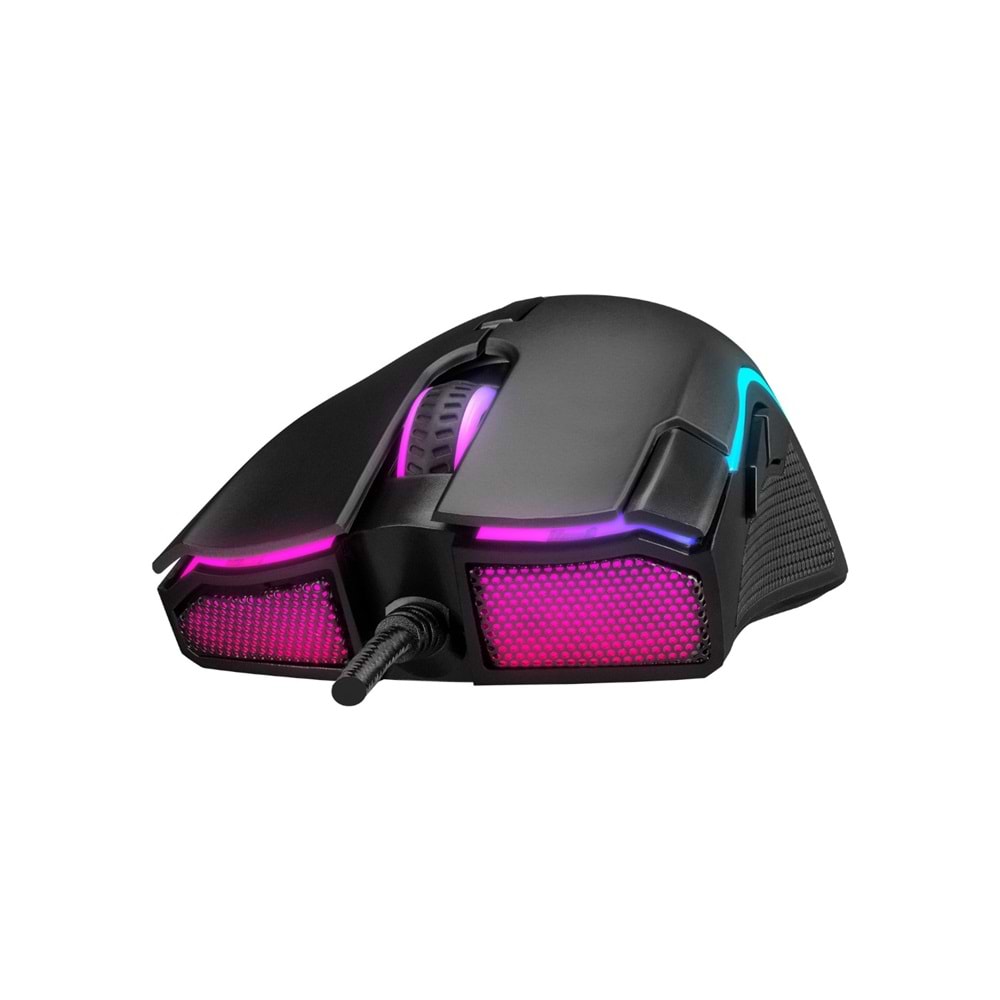 Rampage SMX-R125 Cinder Siyah RGB USB 24000 DPI Gaming Mouse