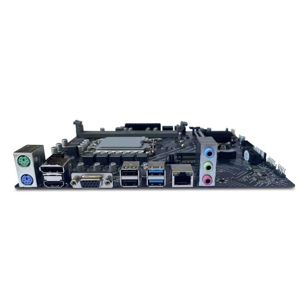 Quadro H610-QM4 DDR4 GLan HDMI DP VGA M.2 PS/2 1700P mATX Anakart