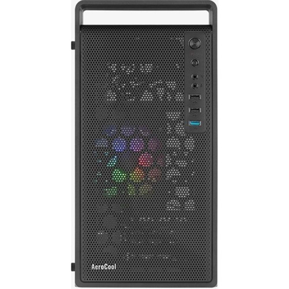 Aerocool AE-CS109G600 600W 1x120mm Frgb USB 3.0 Micro ATX/Mini ITX Siyah Kasa