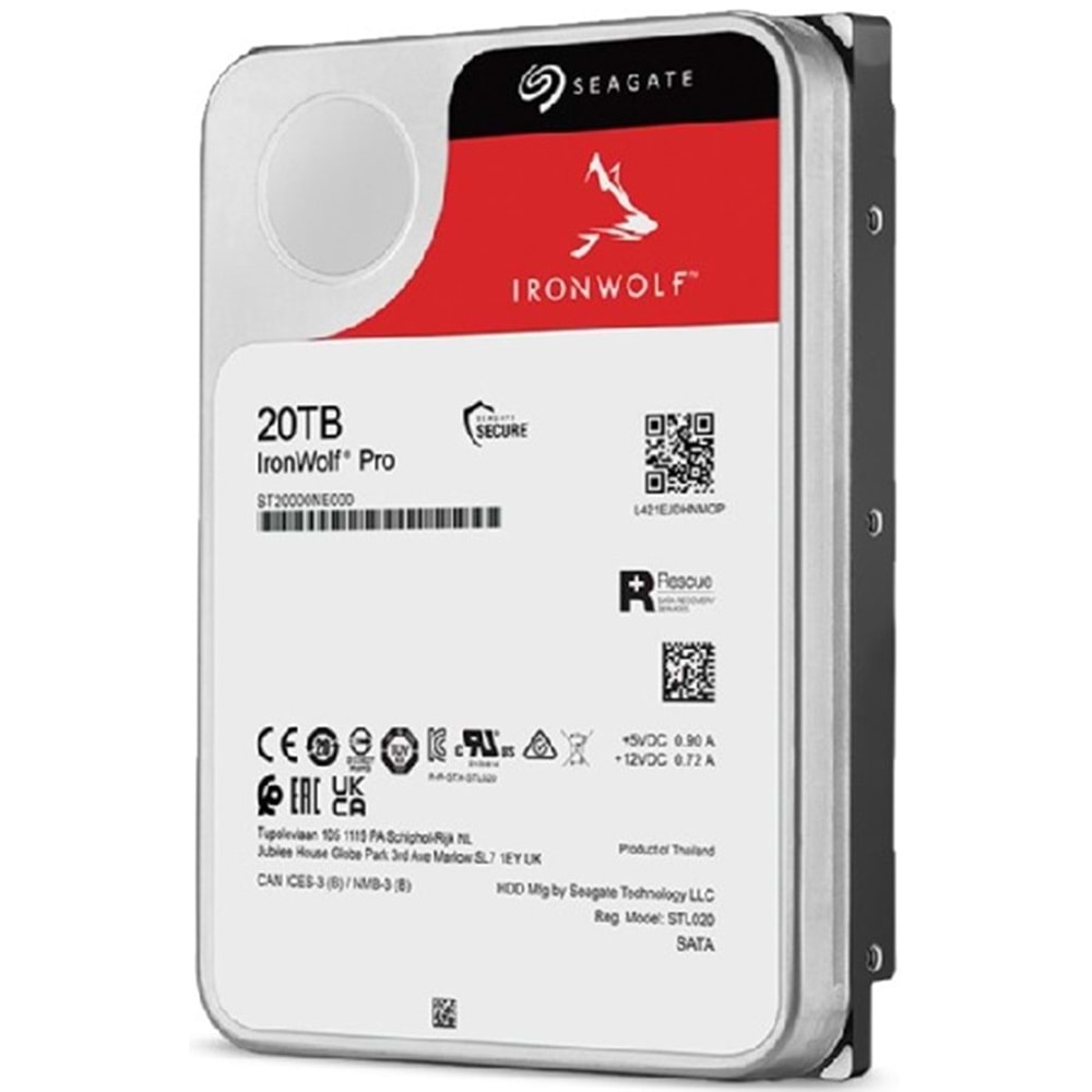 Seagate ST20000NE000 20TB 7200RPM 256MB Ironwolf Pro HDD