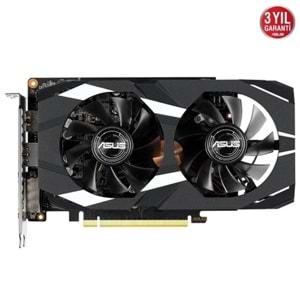 Asus DUAL-GTX1650-O4GD6-P-V2 4GB 128Bit GDDR6 DP/HDMI/DVI PCI 3.0 Ekran Kartı
