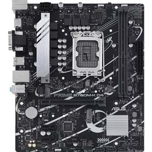 Asus PRIME B760M-K D4 DDR4 5333MHZ 1XVGA 1XHDMI 2XM.2 USB 3.2 1700P MATX Anakart