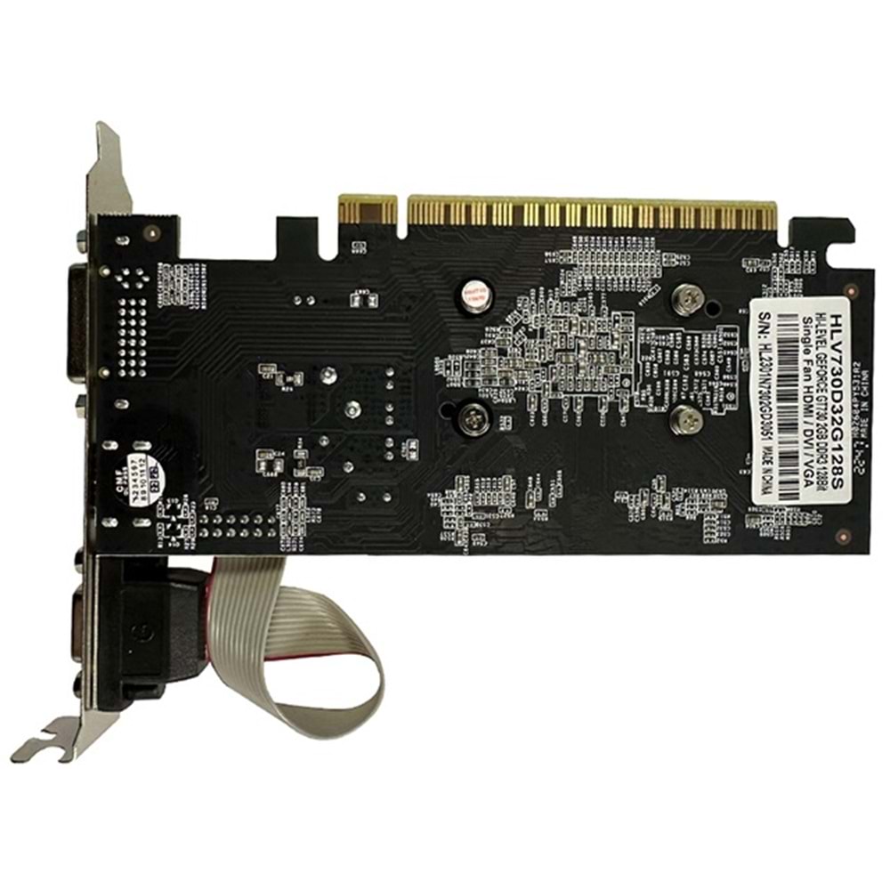 Hi-Level Geforce GT730 2GB DDR3 128BIT 1XVGA 1XHDMI 1XDVI Ekran Kartı