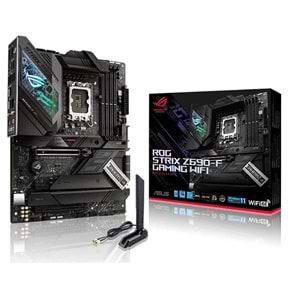 ASUS ROG STRIX Z690-F Gaming Wifi DDR5 6400MHZ 1XHDMI 1XDP 4XM.2 USB 3.2 ATX 1700P Anakartlar