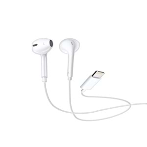 Linktech LHF-H307 Beyaz Lightning Kablolu Kulaklık