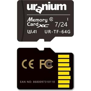 Uranium 64 GB UR-TF-64G MICRO SD CARD